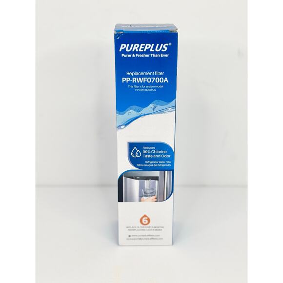 PurePlus Refrigerator Filter PP-RWF0700A 1-Pack - Picture 2 of 8